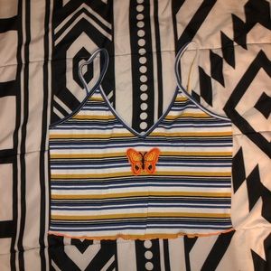 butterfly crop top